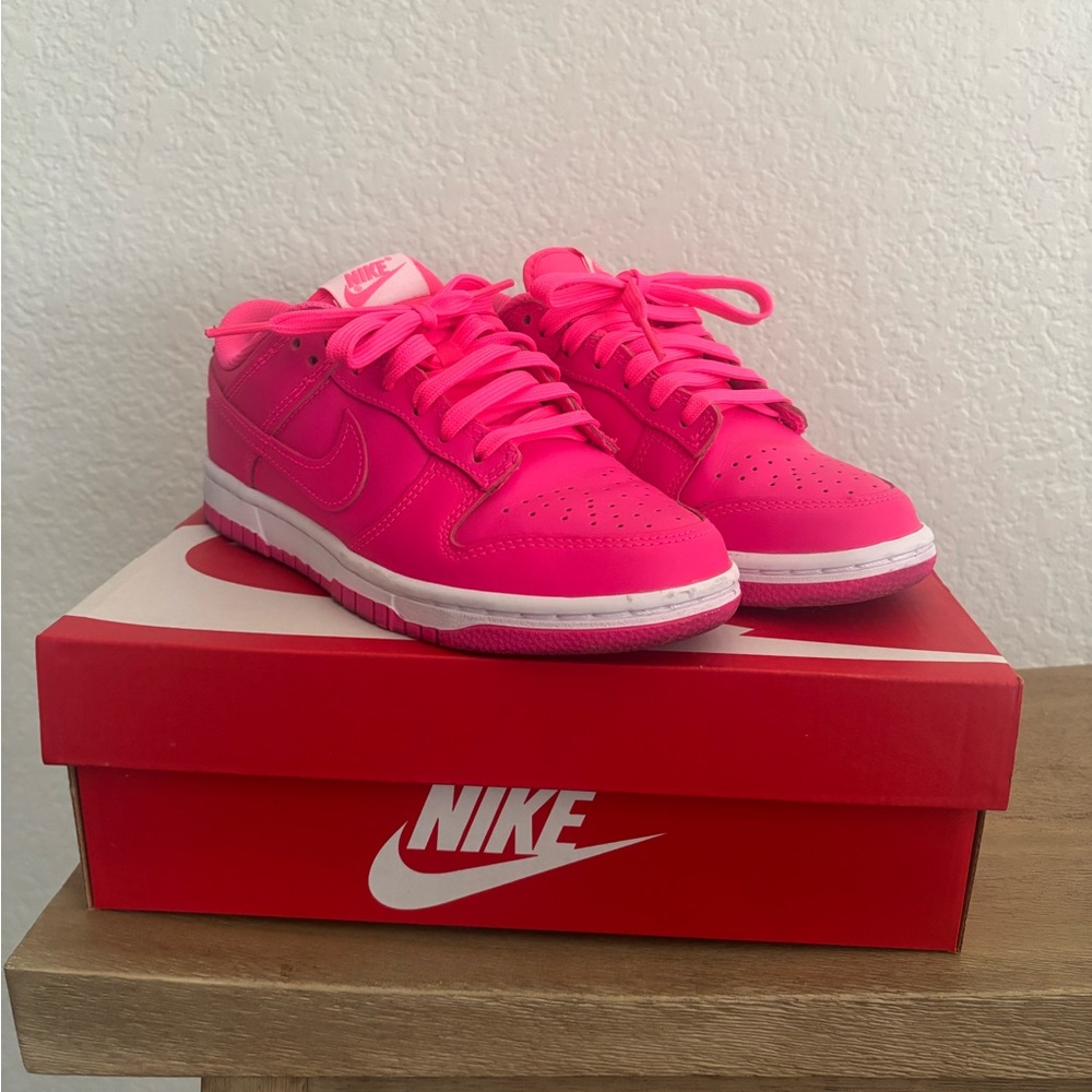 Nike Dunk Low Hot Pink Athletic Shoes